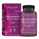 예비 품목 아름다움, Pterostilbene를 가진 Resveratrol 500 mg, 면역성이 있는 보충교재 & 심장 건강을 위한, 지원 건강한 시효, Paleo, Keto, 60의 캡슐 (60의 서빙)
