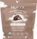 NUFYX® • Heavenly Protein® 파우더 • 세계 100 % 유기농 미국 Grown Peas • Vegan • 글루텐 무료 • 낮은 Carb (Dreamy Chocolate, 120 Scoops) ...