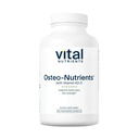 Vital Nutrients Osteo-Nutrients | 비타민 K2 + D3, 칼슘, 마그네슘 Bone & Heart Support* | 채식 보충교재 | 글루텐, 데이리, 소이 무료 | 180 캡슐