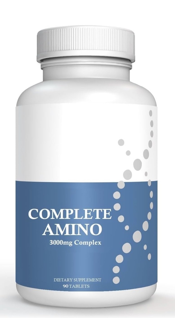 Amino Formula 완료, 강력한 근육과 에너지 증가 구축 | Amino Supplements 90 Count