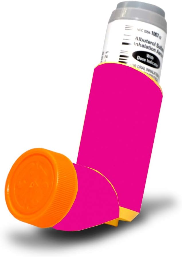 MightySkins skin for Proventil HFA Asthma Inhaler - Solid Lavender | 방어, 내구성, 독특한 비닐 결정 랩 커버 | 적용, 제거 및 변경 스타일이 용이 | 미국에서 제작
