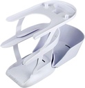Navage Countertop Caddy - Navage Nasal 관개 시스템을위한 스토리지 Caddy 주최자 - 분리 가능한 트레이가있는 3-Tier Nose Cleaning Supplies 주최자 - 플라스틱 Caddy 만 - Nasal Care Accessories