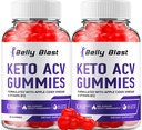 (2 팩) Belly Blast Keto ACV Gummies - 고급 공식 Belly Blast Keto Plus ACV Gummies Apple Cider Vinegar, 체중 관리, BellyBlast ACV Dietary Supplement 리뷰 남성 여성 (120 Gummies)