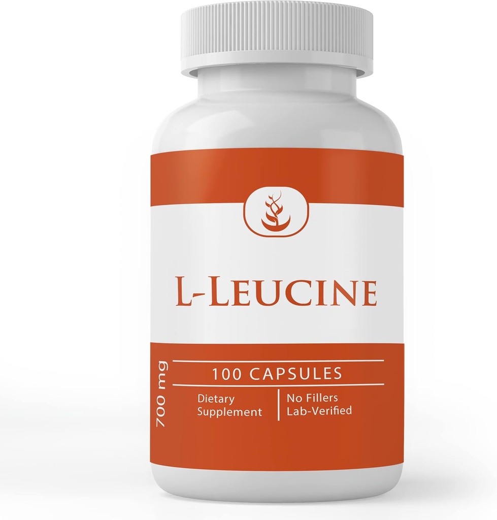 PURE ORIGINAL INGREDIENTS L-Leucine, (100 캡슐) 항상 순수, 첨가제 또는 필러 없음, 실험실 검증