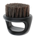 Salon Barber Wood Bristles Hair Beard Cleansing Grooming Brush Men's Mustache Shaping Comb - 검정