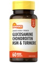 Sundance Glucosamine Chondroitin MSM 및 Turmeric | 60의 모자 | 두 배 힘 | 비 GMO 및 글루텐 자유로운 보충교재