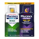 최대 힘 Mucinex FastMax DM 최대 & Mucinex Nightshift 찬 & 유출 액체 (2개 x 6개 fl. oz.) 얇고 느슨한 Mucus는, 기침 & 가슴 혼잡, 고통, Fever, Sneezing, Sore Throat, Runny Nose를 구호합니다