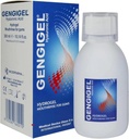Gengigel Hyaluronic 산 입rinse (300 ml), Gum 건강을 위한 구두 배려 해결책은, Discomfort를 감소시키고, Gum Recession & Gingivitis, 알콜 또는 SLS, Vegan & Kosher를 돕습니다