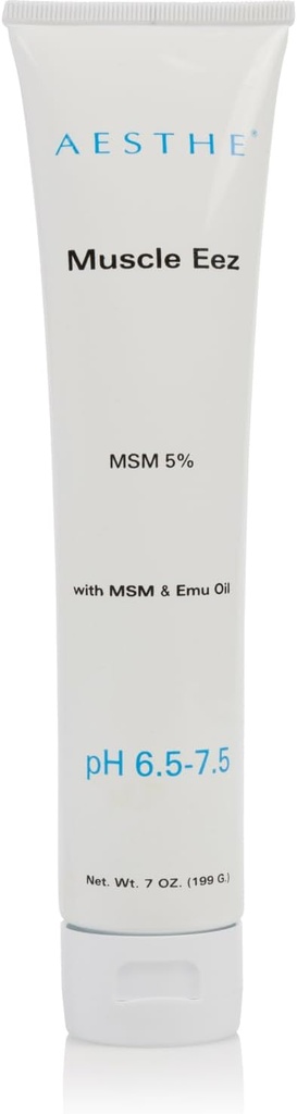 Aesthe 근육 EEZ 합동 & 근육 회복 젤 - 웰니스를 위한 5% MSM & Emu 기름을 가진 Soothing 젤 - Aloe Vera를 가진 자연적인 식물 공식 - 근육, 합동, Strains를 위한 Therapeutic 젤 - 7개 oz