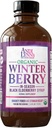 Andi Lynn의 Winterberry 검정 Elderberry Syrup - 검정 Elderberry, Cinnamon, Ginger, 꿀 & 레몬 - 전체적인 가족을 위한 면역 지원 - 유기 & 중대한 Tasting Syrup 4oz