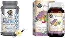 생활 유기 채식주의자 스포츠 단백질 분말의 정원 & 한 번 매일 여자의 다 - Probiotics, BCAAs, 산화 방지제, 30g 식물 단백질, 비타민 A C D3 K B6 B12, 비 GMO