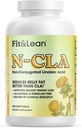 적합 & Lean N-CLA의 체중 감소 보충교재는, CLA, Boost Metabolism, 지원 Lean 근육, 자극제 자유로운, 비 Conjugated Linoleic 산, 120의 서빙 (5월 Vary) 보다는 Belly 뚱뚱한 더 감소시킵니다