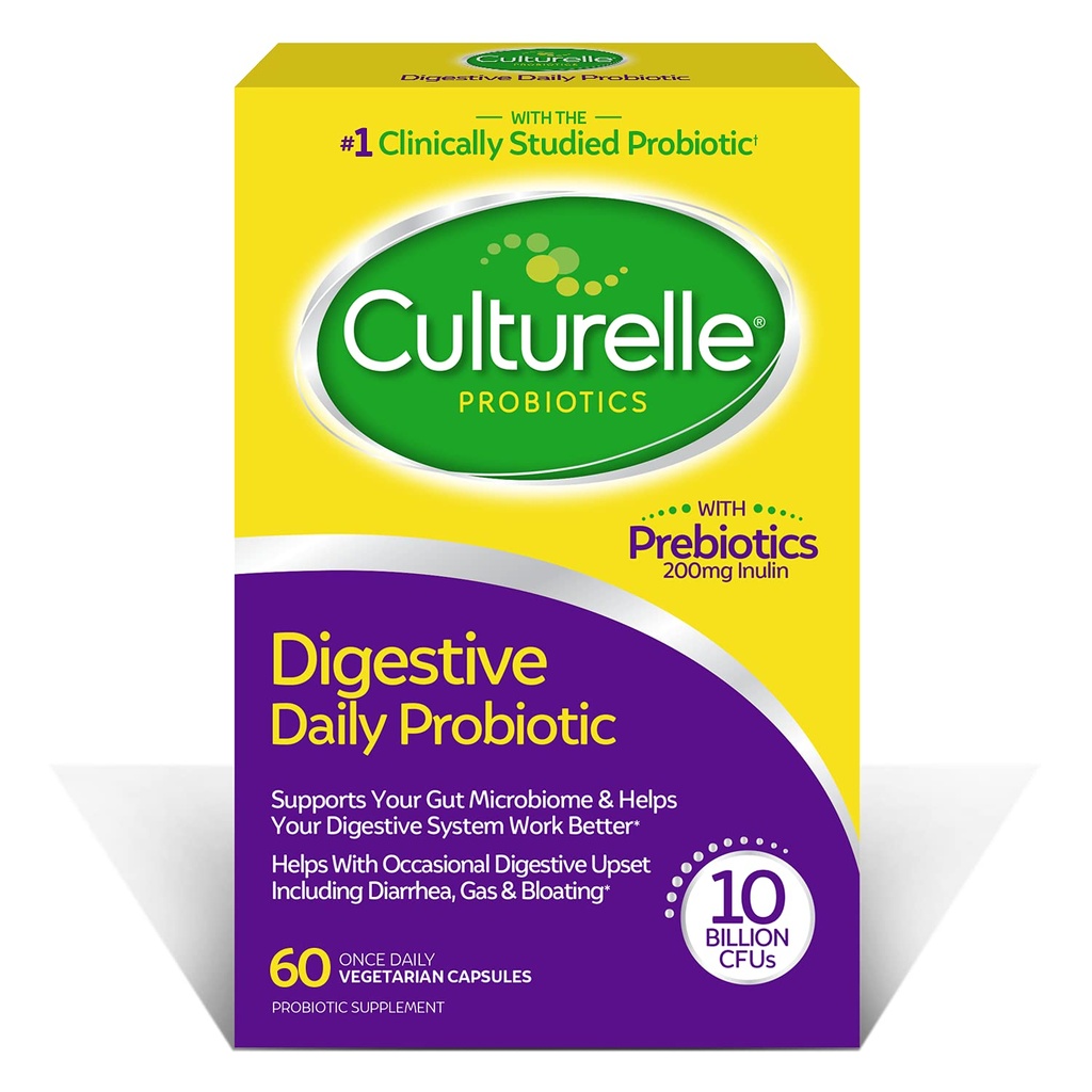 Culturelle 매일 Probiotic, 소화 건강 캡슐, 60 조사