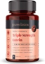 Zeaxanthin 1000mcg를 가진 순수한 Clinica Lutein 30mg – 세 배 힘 보충교재, 90의 정제 (3 달 공급)