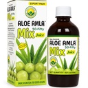 기본 Ayurveda Aloe Amla Mix Juice | 알로에 Vera & Amla Fruit 혼합 | 첫 번째 프레스 버진 주스 | 식물 기반 일일 음료 | Vegan & Non-GMO | 16.23 Fl Oz (팩 2)