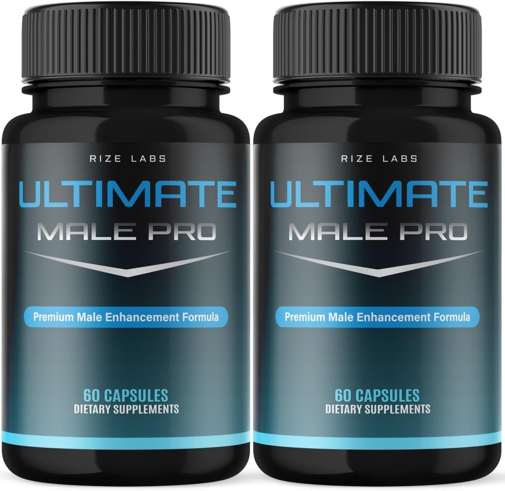 (2 팩) 남자를위한 궁극적 인 남성 프로 캡슐, 궁극적 인 남성 극단적 인 보충, 건강한 활성 라이프 스타일, UltimateMalePro 리뷰 (120 캡슐)에 대한 모든 자연 지원