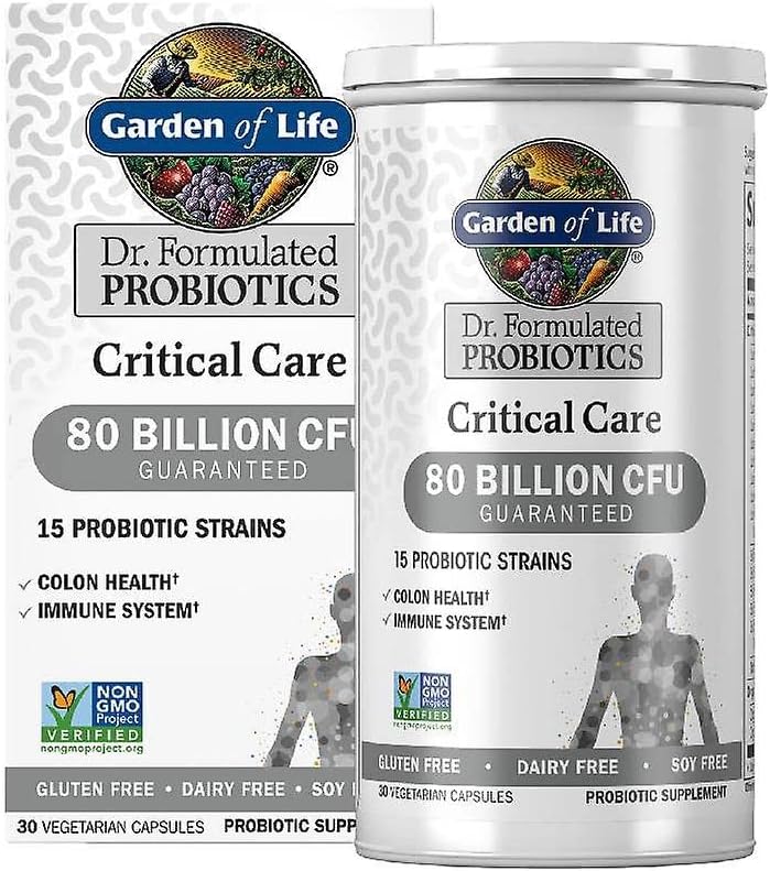 생명 박사의 정원은 Probiotics 긴요한 배려 80 억 CFU 15 Strains 대령 건강과 면역 체계, 30의 캡슐을 공식화했습니다