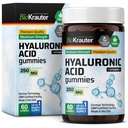 BIO KRAUTER Hyaluronic 산 Gummies w/Vitamin C - 250 mg - 60 Vegan Chews - Hyaluronic 산 보충교재 - Pectin 기초를 두어