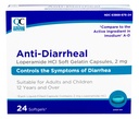 질 선택 Loperamide 2mg 반대로 Diarrheal 24 조사 Softgel