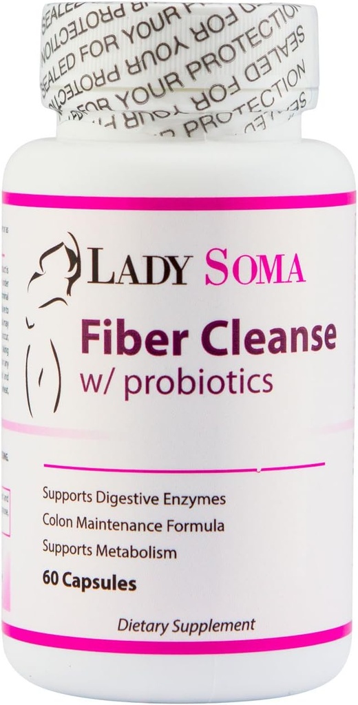 여자를 위한 숙녀 Soma 섬유는 Probiotics, 60의 캡슐을 가진 여자를 청소합니다