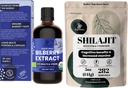 정글은 눈 Bilberry 보충교재를 위한 유기 야생 Bilberry 추출물, 남자를 위한 Shilajit 분말 10:1 추출물 면역 지원 에너지 보충교재를 강화합니다