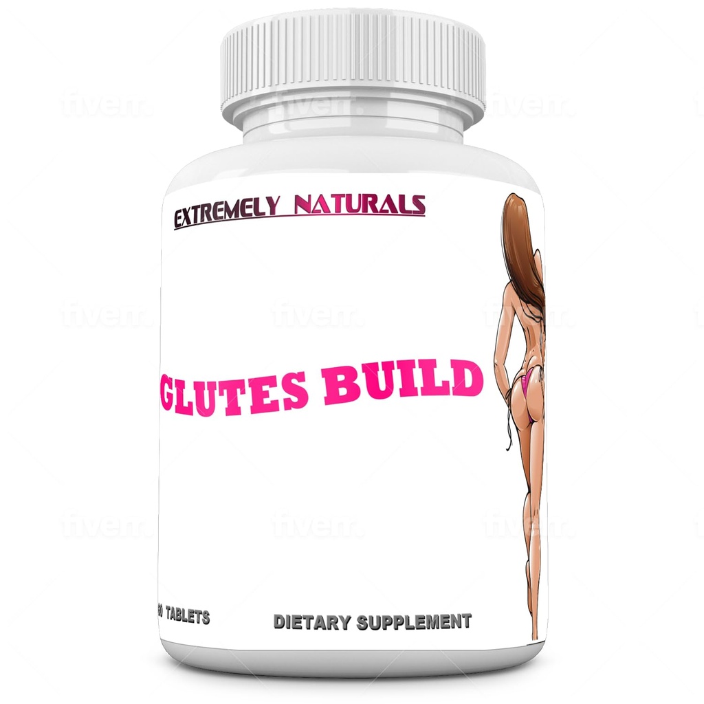 Glutes Build Bigger Booty 약. 브라질 Bum Boost - Booty 증진 - 더 큰 Butt 알약. Glutes 보충교재 - Butt 증가 크기 알약. 60 정제