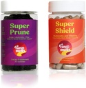 Fungiments 버섯 보충교재, Digestion/Immunity 뭉치, 최고 Prune 30 조사 Gummies + 최고 방패 60 조사 캡슐