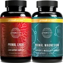 Magnesium Supplement & Liver는 Primal Harvest Bundle의 여성 및 남성용 보충제