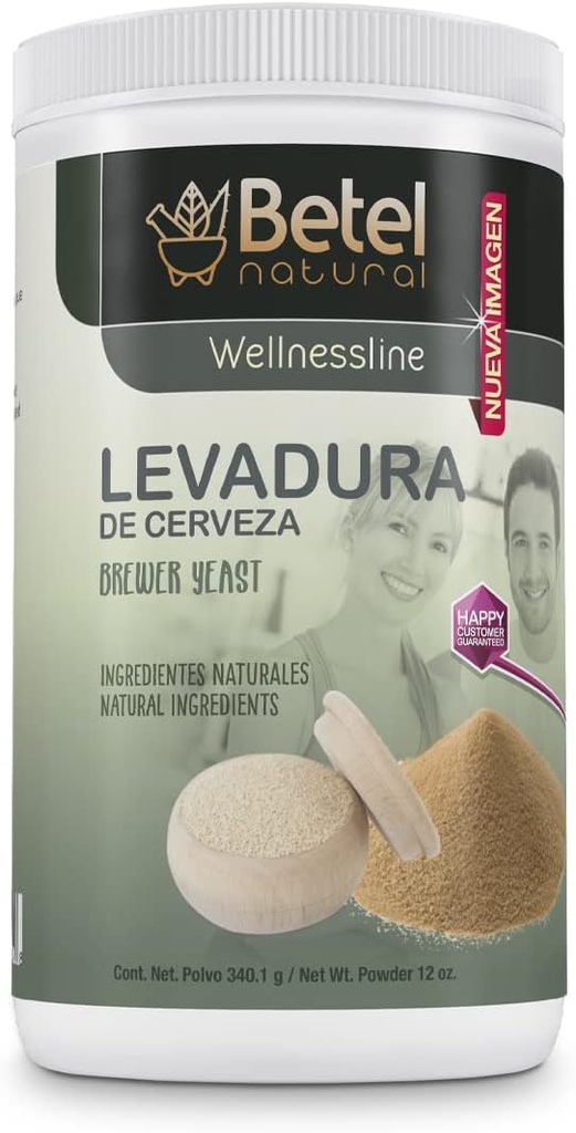 Levadura de Cerveza Polvo | 브루어스 효모 가루 Betel Natural | B 비타민과 더 건강한 소스 | Debittered - 12 Ounce