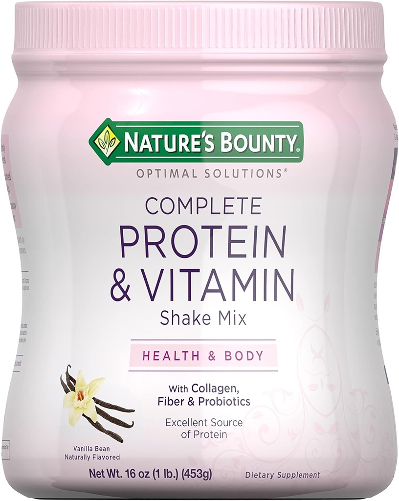 Nature 's Bounty Optimal Solutions 단백질 분말 비타민 C