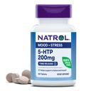 Natrol 5-HTP 200mg의 규정식 보충교재는 균형 잡힌 계류, 60 시간 방출 정제, 60 일 공급을 지원합니다