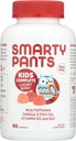 SmartyPants Kids Multivitamin Gummies : 오메가 3 생선 기름 (EPA / DHA), 비타민 D3, C, 비타민 B12, B6, 비타민 A, K & 아연 Immune 지원, 포도, 체리 & 베리 맛, 90 카운트 (22 일 공급)