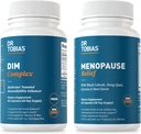 Tobias Menopause Relief 및 DIM Complex 박사 - Hormonal Balance 및 Menopausal Comfort, Non-GMO 지원