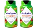 Vitafusion 힘 아연 거미 비타민 2 병 (180 ct 합계.)