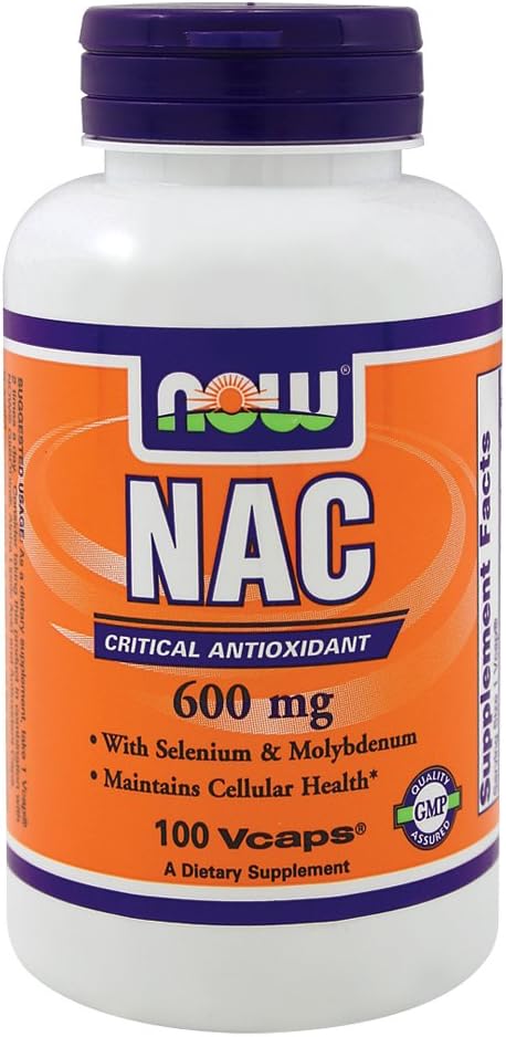 지금 음식 NAC 600 mg - 100 Vcaps 8 팩
