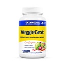 Enzymedica, VeggieGest, Digestive Enzymes, Vegan & Vegetarian Diets, Digestive Health, 90 Count에서 높은 섬유 식사에서 Occasional Gas & Bloating Relief 지원