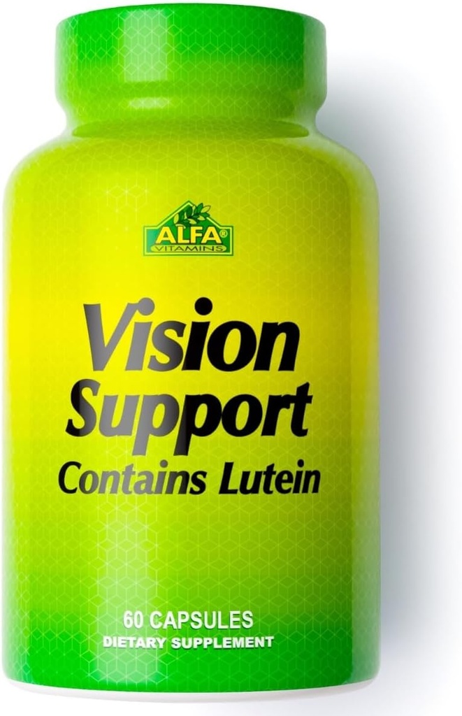 ALFA VITAMINS 비전 지원 60 캡슐 - 건강한 눈을위한 영양 지원