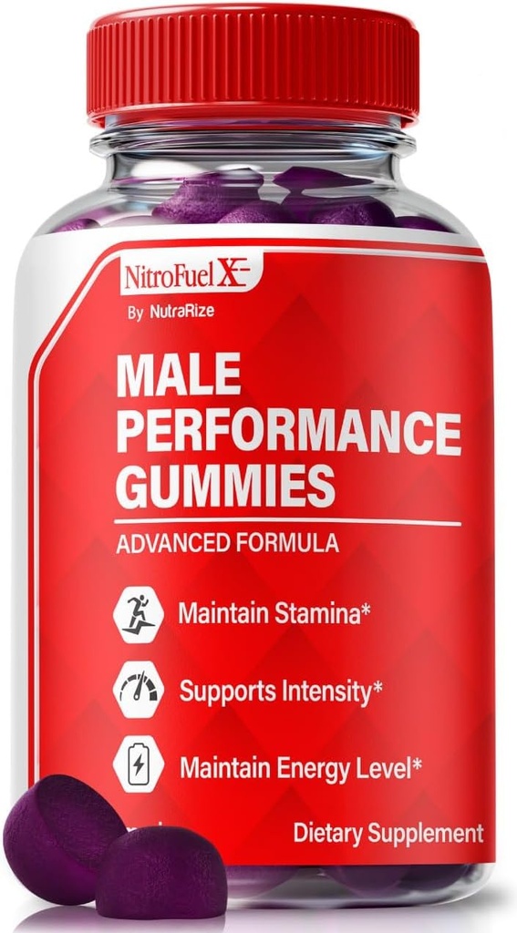 Nitro Fuel X Gummies - 남성을위한 공식 니트로 연료 X 얼티밋, Nitro Fuel X ME 성능 및 전반적인 건강, 모든 자연 니트로퓰 X ME 거미, NitroFuel X Ultimate Gomitas 리뷰 (60 Gummies)