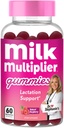 Dr. Stephanie's Milk Multiplier Lactation Support Gummies - 우유 공급 증가를위한 Fenugreek 무료 Breastfeeding 보충 - 우유 이틀, Fennel Seed, Alfafa - Postpartum & Nursing Essentials