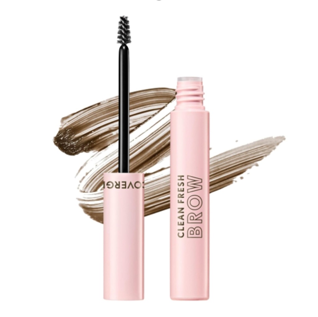 CoverGirl Clean Fresh Brow, 500 Medium Brown, Eyebrow Gel, Long-Lasting, Vegan Formula, Natural Looking, 쉽게 적용 할 수 있습니다. Smudge, 0.18oz