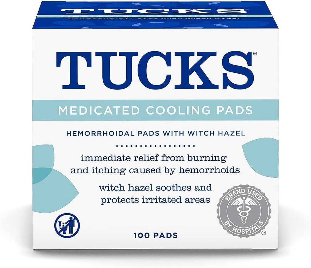 Vitafusion Fiber Well Fit Gummies, 90 카운트 및 Tucks Medicated 냉각 패드, 100 카운트 번들