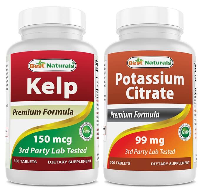 Kelp 보충교재 150 Mcg & 칼륨 구연산염 99mg