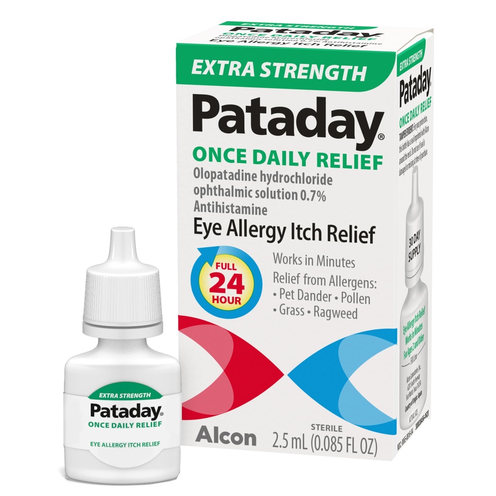 Pataday 한 번 매일 구호 여분 힘 구호, 2.5ml (팩 1)