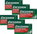 Excedrin Migraine 구호 약물, 24 캡슐 (6 팩)