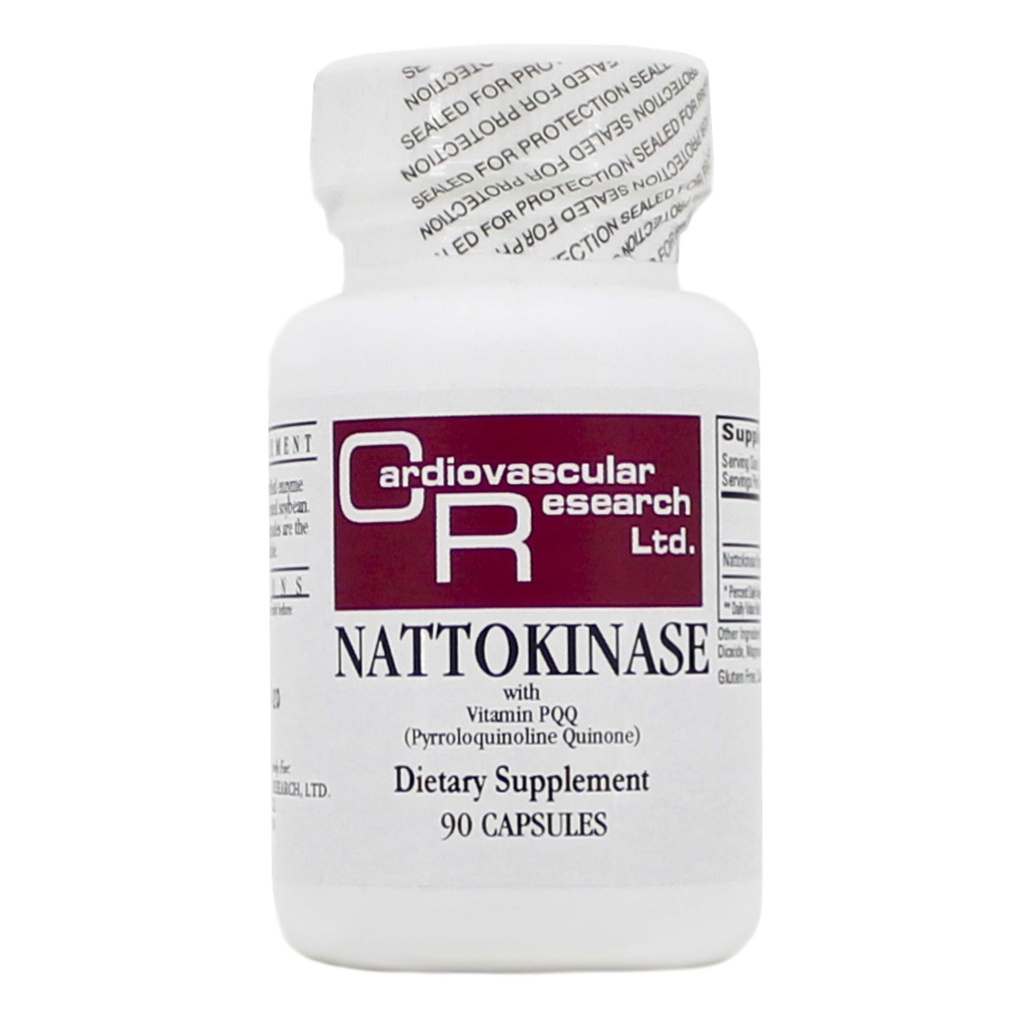 Nattokinase 50mg/1000FU 90 캡슐 - 2 팩 - 생태 공식 / 심혈관 연구
