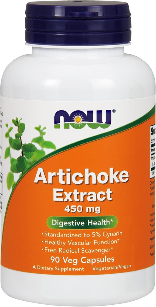 지금 음식 Artichoke 추출물 450 mg - 90의 Veg 모자