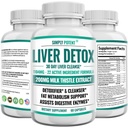 Liver Cleanse Detox & Repair Supplement, Artichoke Extract Liver Health Formula w 22 Liver Support, Liver Detox Cleanse Pills - 우유 이틀 다 델리온 심황 거미 Beet 아연, 60 캡슐