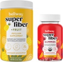 Bellway 슈퍼 섬유 분말 + 과일, 파인애플 열정 과일 슈퍼 섬유 Gummies 번들