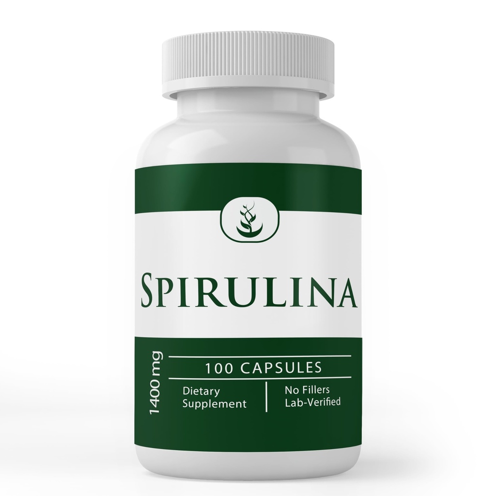 순수한 Phycocyanin에서 부유한 PURE ORIGINAL INGREDIENTS Spirulina (100의 캡슐)