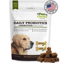 Paw Choice Probiotics for Dogs with Prebiotics - Gut Health, Digestion, Regularity 및 Immune Support를위한 매일 Chews - 미국에서 만든 천연 보충 치료